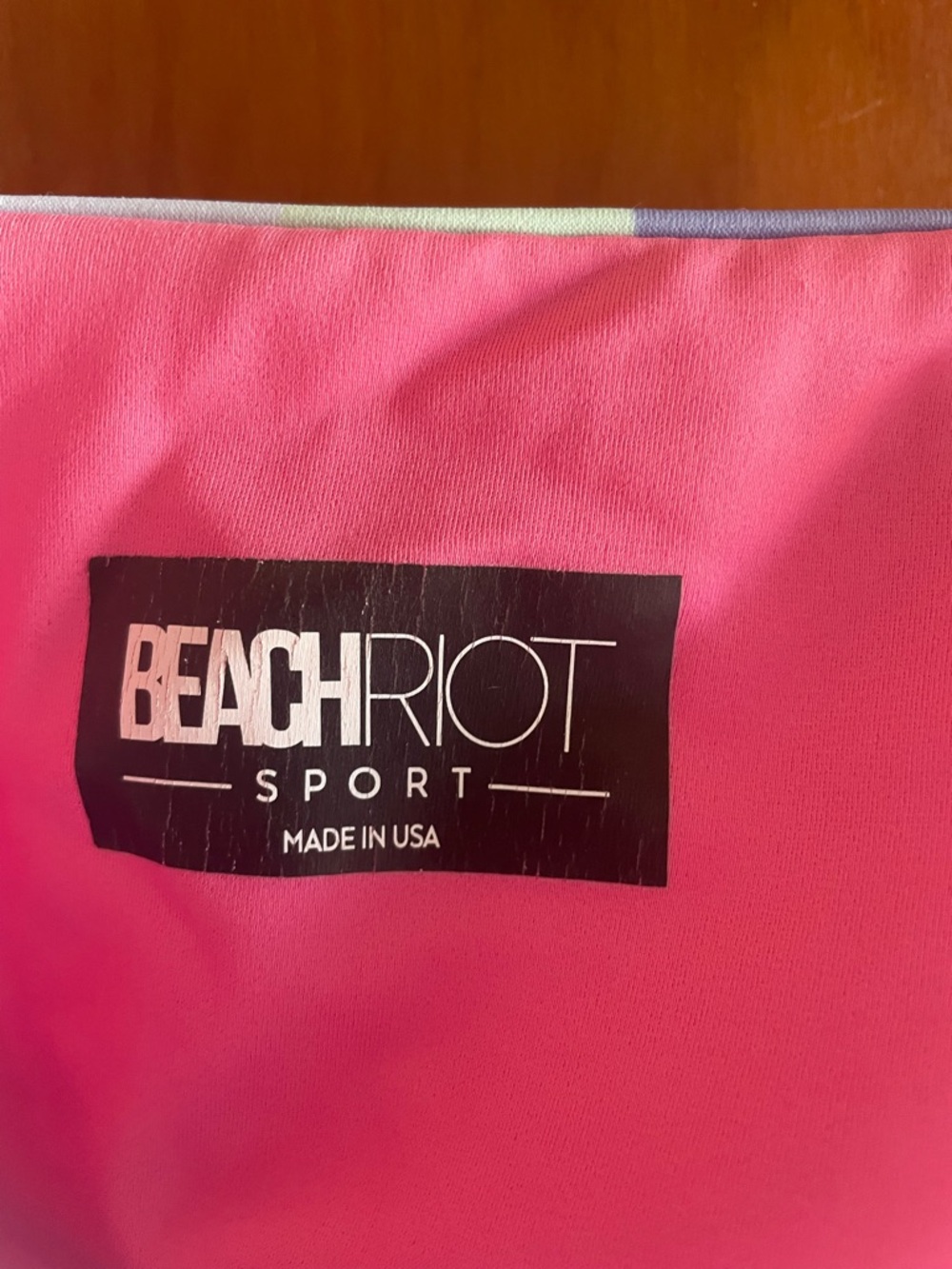 Beach Riot Pink Sport Bra - Picture 3 of 4